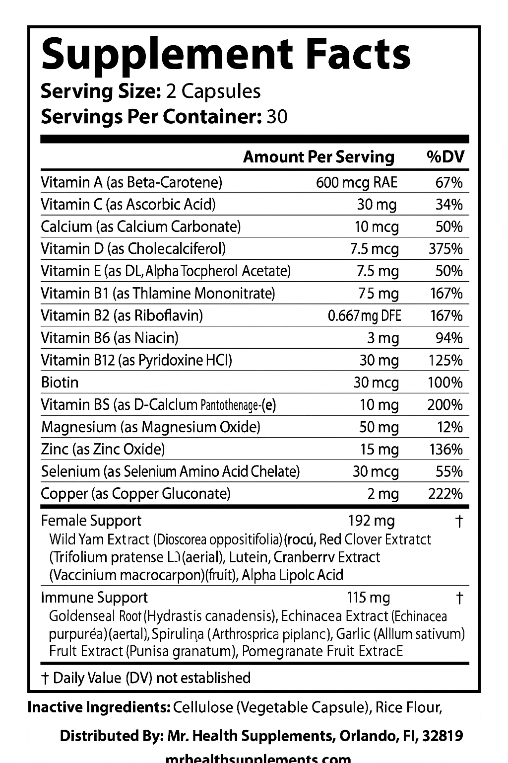 Women's Multivitamin